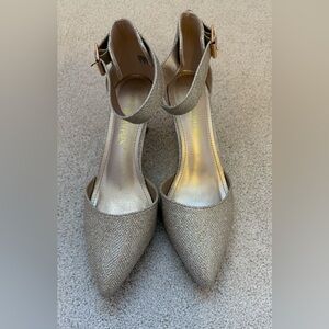 Champagne gold shoes